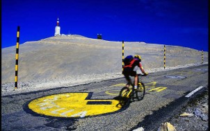 faire du vélo au Mont Ventoux pour le Téléthon