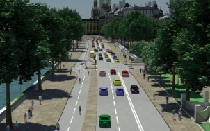 le vélo au coeur de la ville de Londres