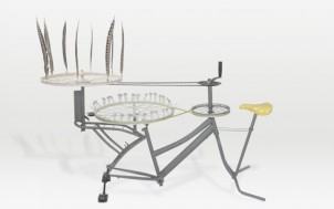 vente aux enchères d'art autour du vélo