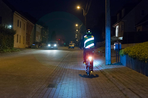 Gilet jaune de sécurité pour cyclistes XLC JE-01