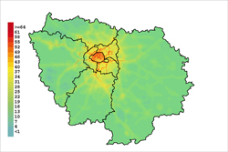 pollution Ile de France pollution de l'air faites du vélo