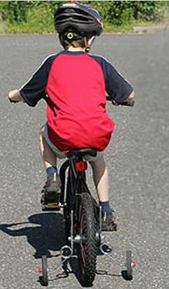 Les stabilisateurs vélo EZT pour l'apprentissage de la bicyclette