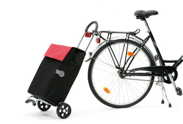 Vélo-caddie, la solution pour transporter vos courses !