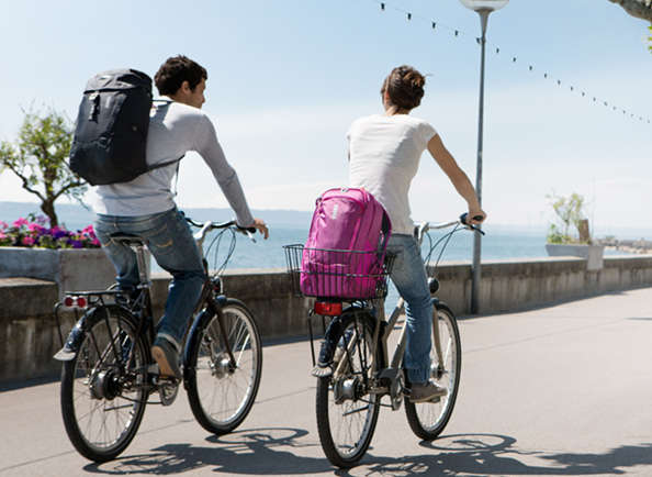 Sac a dos cheap sur porte bagage velo