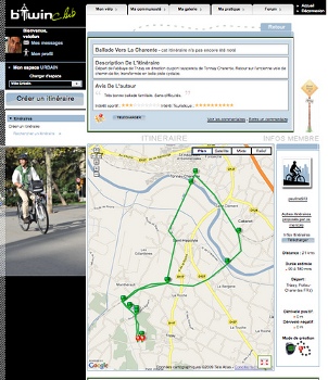 B’TwinMaps : la nouvelle application vélo pour iPhone 3GS !