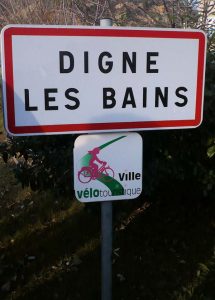 Digne les Bains, ville labélisée vélotouristique