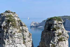 Les falaises d'Étretat en Normandie