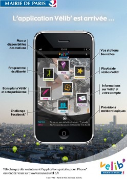 application vélib pour iphone