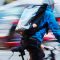 Les travailleurs à vélo: le coursier brestois