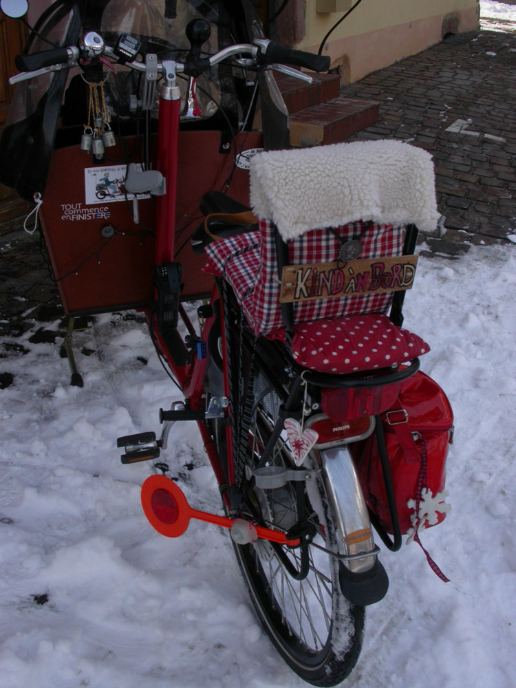 équipement du vélo biporteur