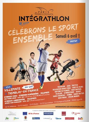 Affiche de l'Intégrathlon 2019