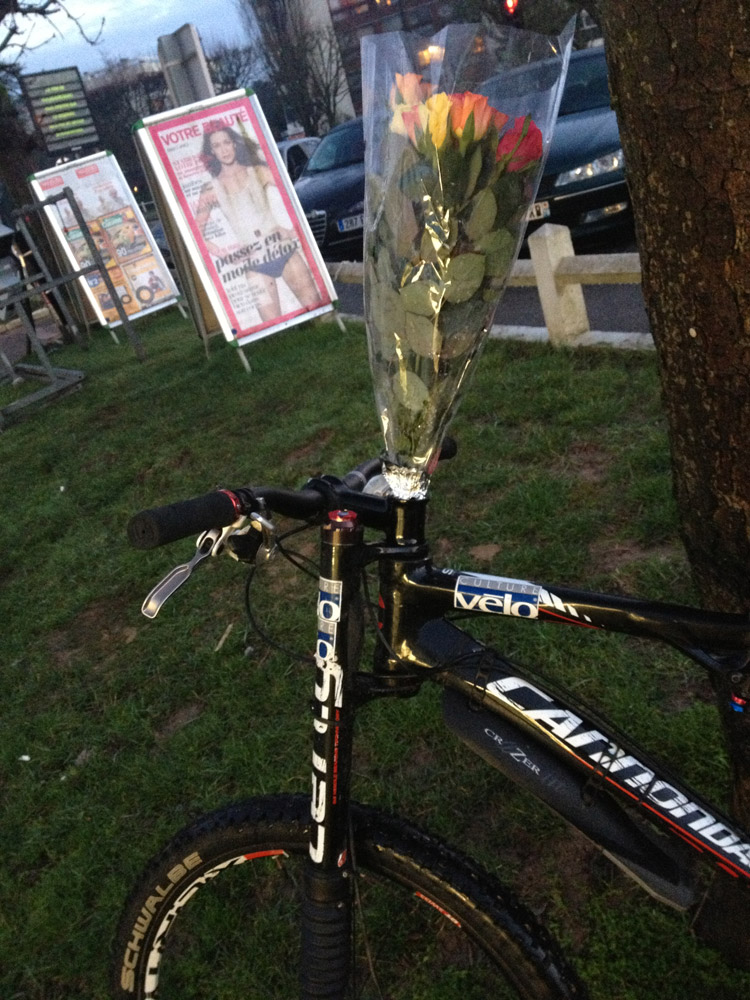 Concours photo « L’insolite dans le vélo » : Le vélo de la Saint Valentin