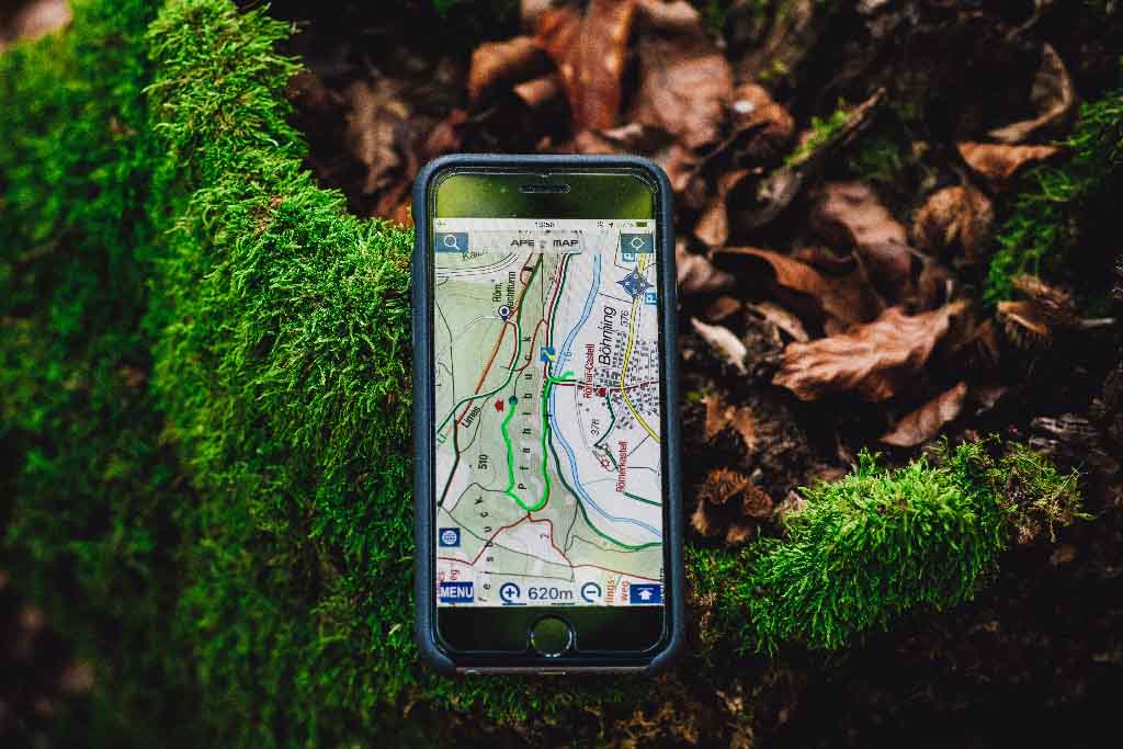 application randonné itinéraire vélo gps