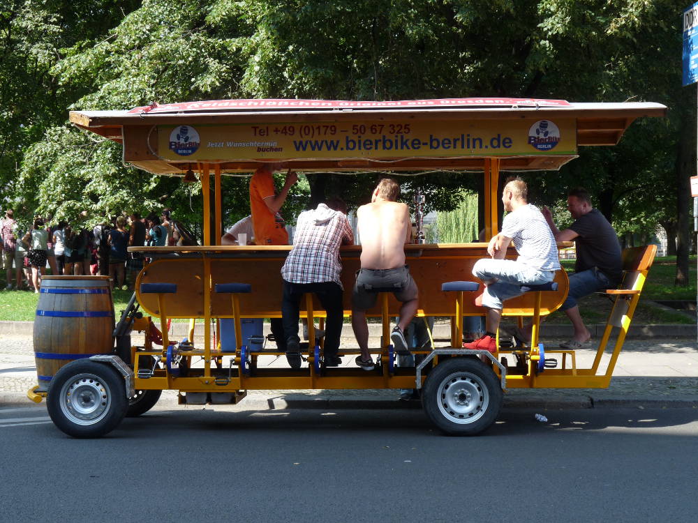Concours photo « L’insolite dans le vélo » : Le bar à vélo BierBike