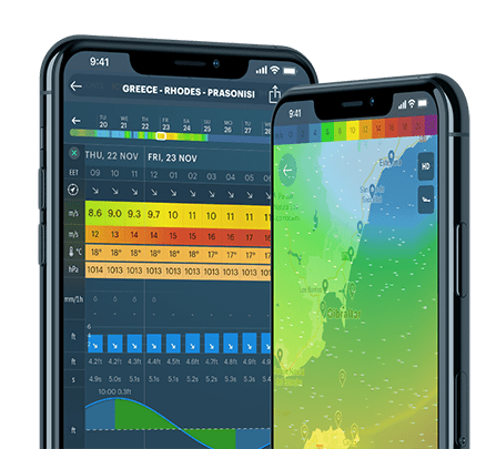 windy application smartphone randonnée vélo