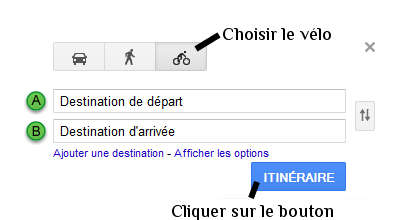 google maps vélo
