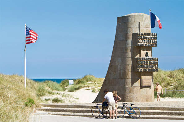 Mémorial sur la plage d'Utah Beach