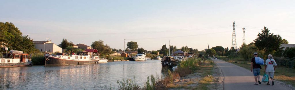 Le canal du Rhône à Sète, un coin tranquille