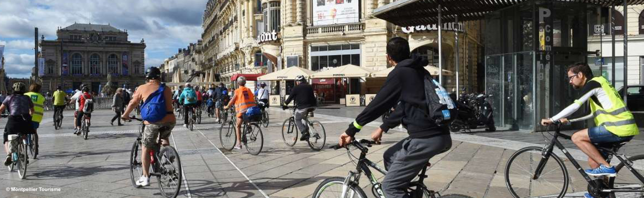 Découvrir Montpellier à vélo