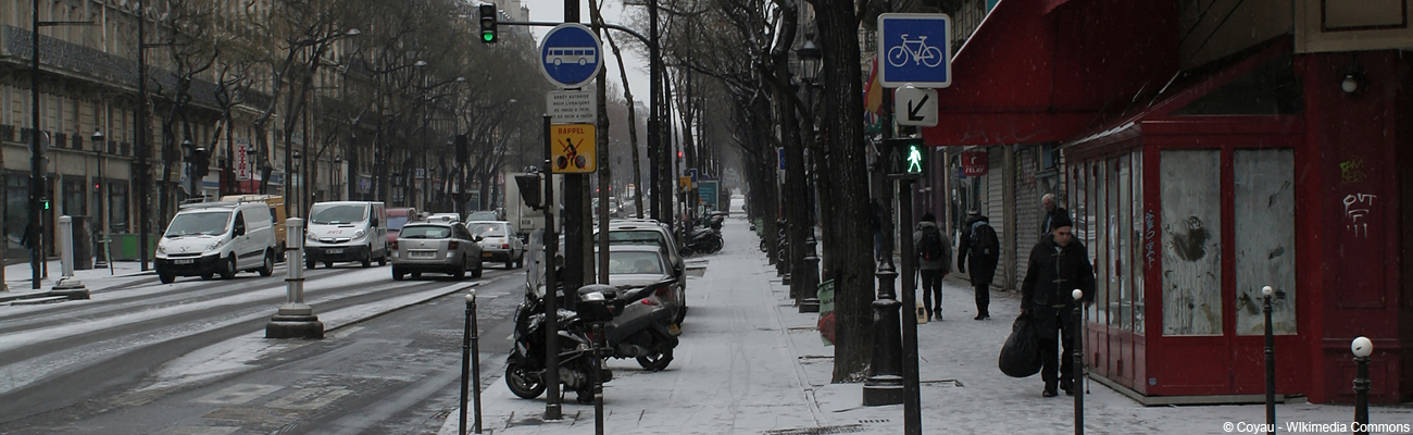 Déneigement piste cyclable