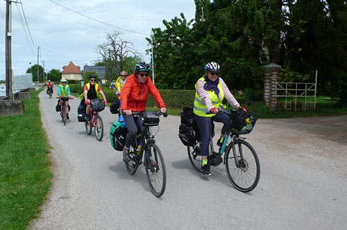 Sortie à vélo avec les Dérailleurs de Caen