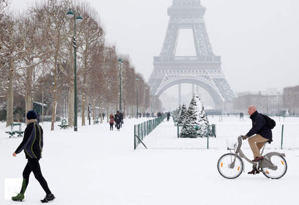 Le déneigement des pistes cyclables encore trop rare