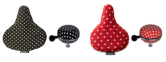 couvre selles et sonnettes de vélo Basil Elegance accessoire_velo_dots_basil