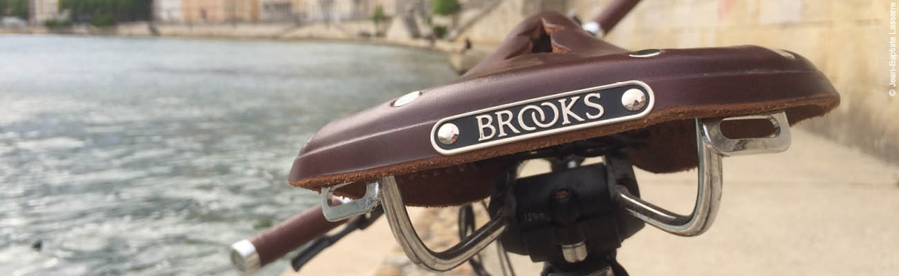 Une selle vélo Brooks en cuir