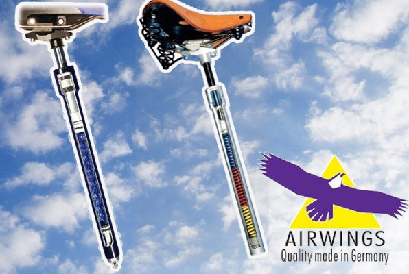 Une suspension optimale à vélo avec les tiges de selle Airwings