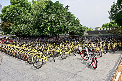 Vélo en libre service, la Chine explose les records