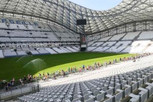 Velotour Marseille dans le stade Vélodrome