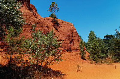 Les ocres à vélo à la découverte du "Colorado provençal"