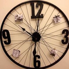 roue vélo horloge