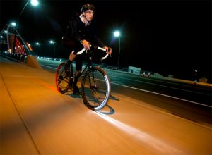 Visibilité cycliste de nuit