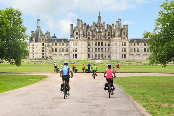 Le château de Chambord, une des merveille de la rando vélo