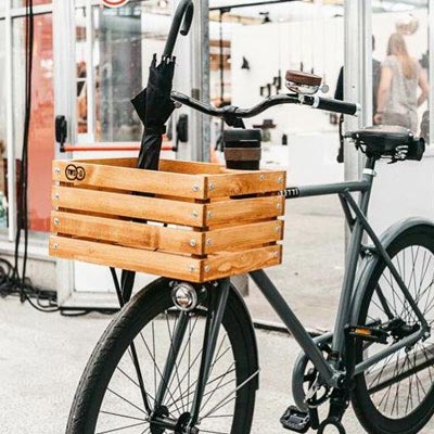 La caisse en bois Two-O, une idée de cadeau écolo pour cycliste