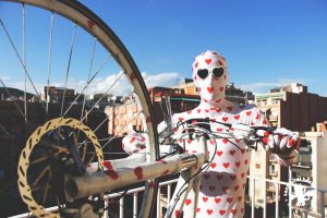 loveman à vélo