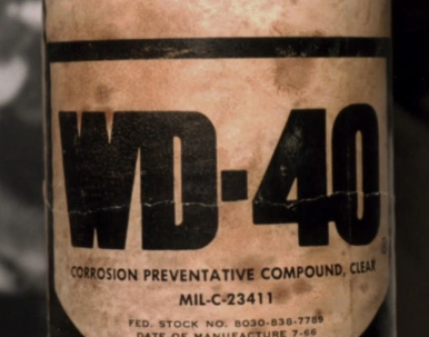 Les premiers conditionnements du WD40 dans les années 60