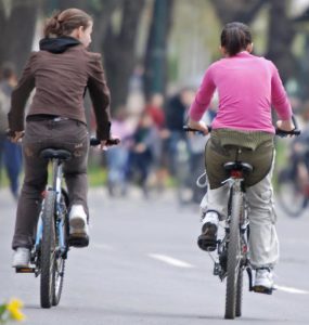 velo dans la rue