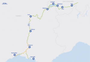 Parcours cyclotourisme EuroVelo17