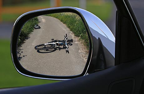 Accident vélo, l'assurance de laloi Badinter