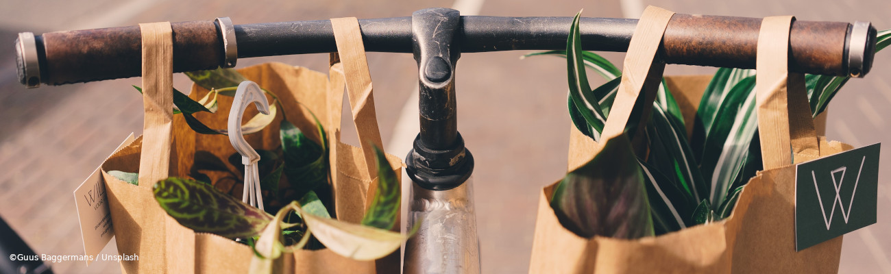 Sac pour faire ses courses à vélo