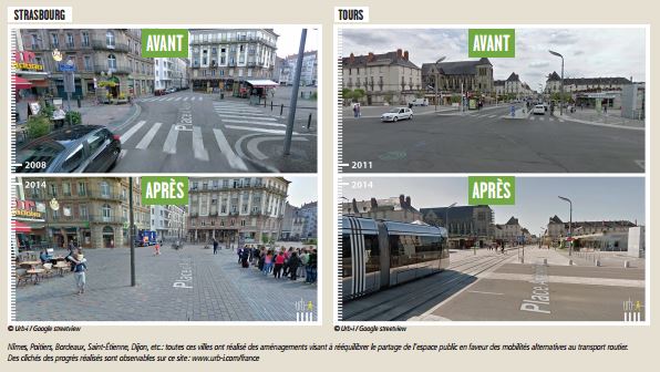 Villes avec zones piétionnes