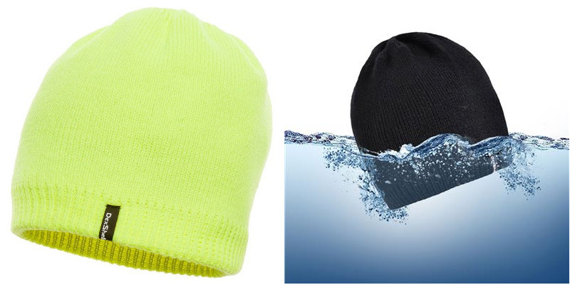 Bonnet imperméable jaune fluo Beanie Solo Dexshell