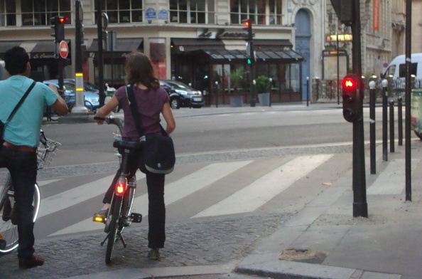 Les feux rouges à vélo