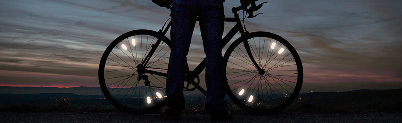 Réflecteurs pour rayons de vélo fluo