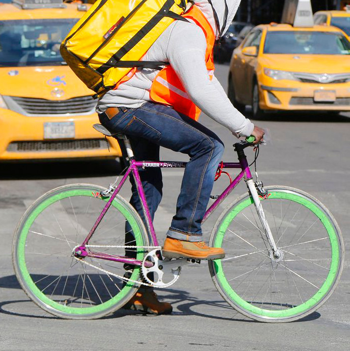 livraison à vélo en ville