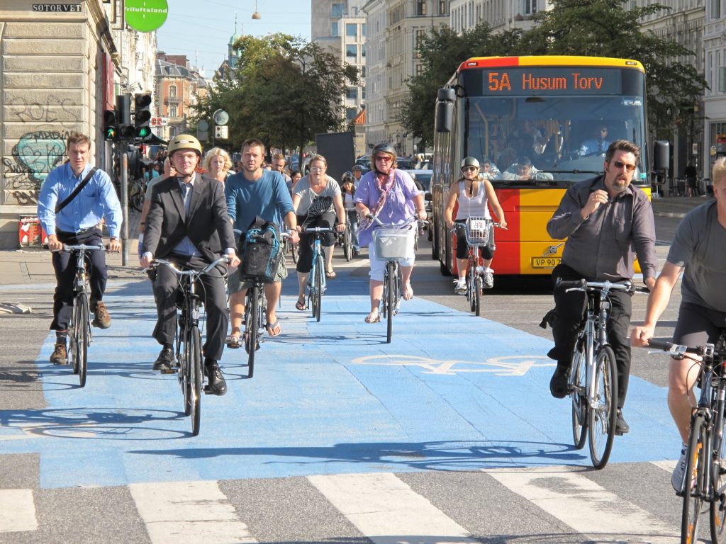 piste cyclable vélo au Danemark