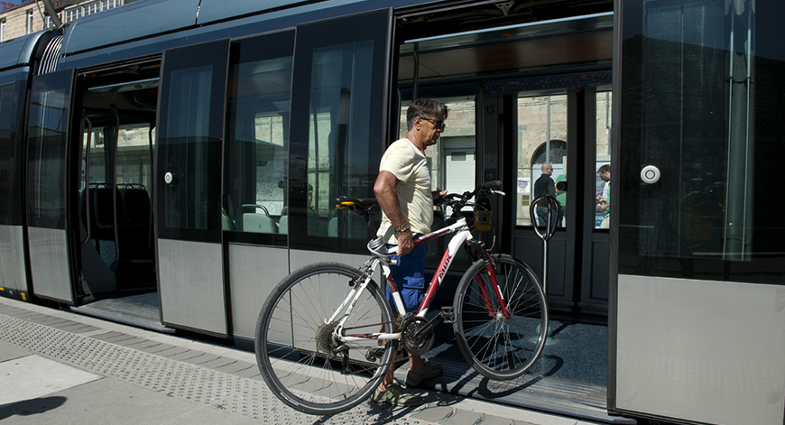 Plan vélo à Bordeaux