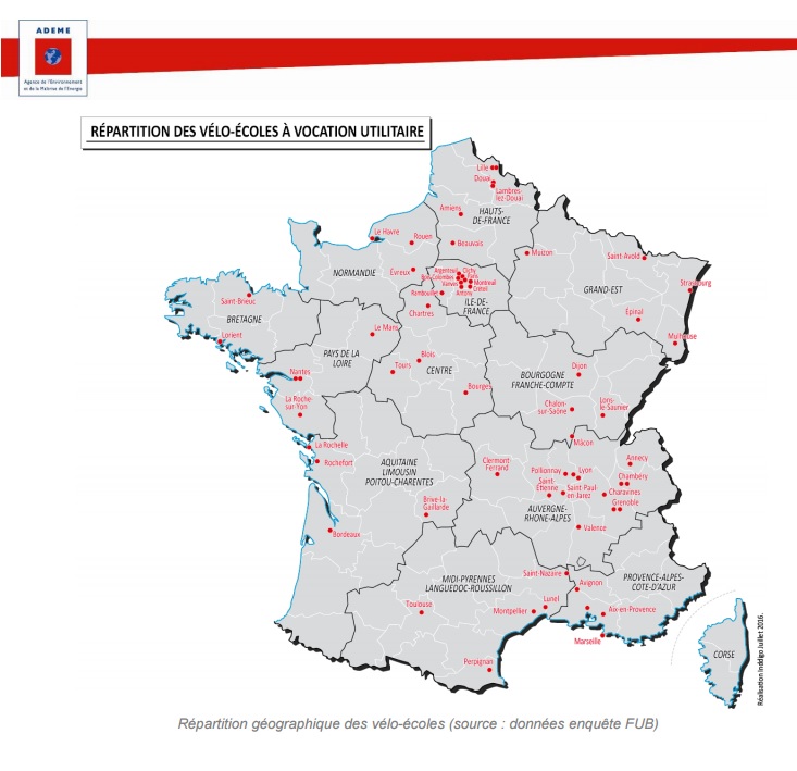 Apprendre le vélo partout en France grâce aux vélo-écoles